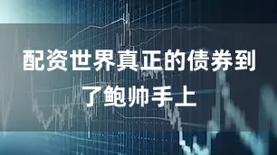 配资世界真正的债券到了鲍帅手上